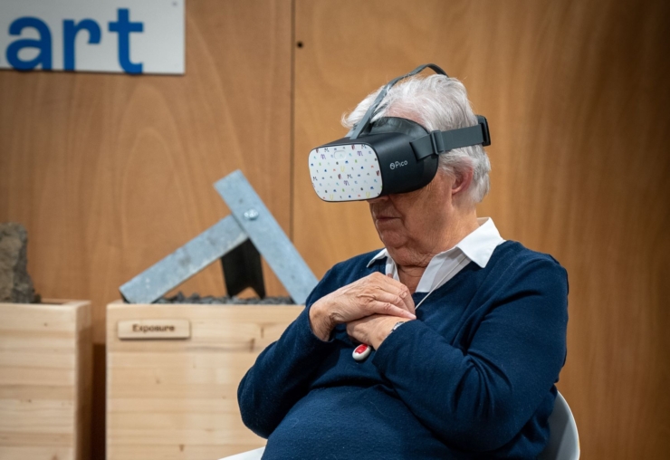 Nieuw kunstmuseum M. gebruikt virtual reality voor ervaring van landschapskunst door ouderen